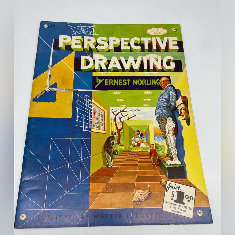 Perspective Drawing Volume 29 by Ernest Norling, Vintage 1960's